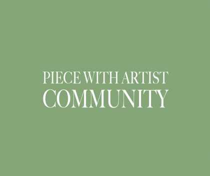 Piece with artist community